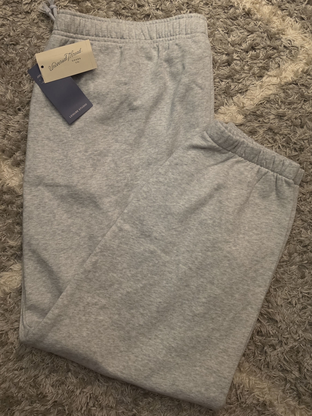 Universal Thread Light Gray Men's Fleece Joggers